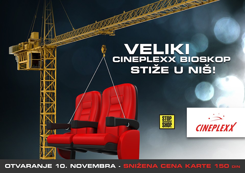 , VELIKI CINEPLEXX BIOSKOP STIŽE U NIŠ, Gradski Magazin