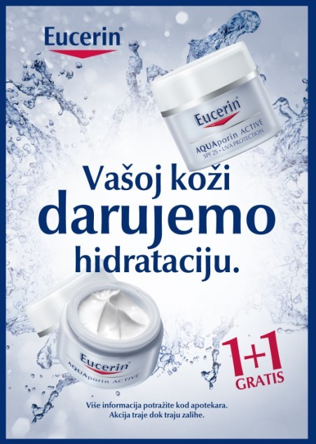 hidratacija, eucerin, DUBINSKA HIDRATACIJA ZA SVE TIPOVE KOŽE!, Gradski Magazin