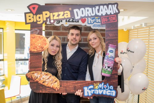 Složili su se najbolji ukusi - BigPizza i jogurt Moja Kravica