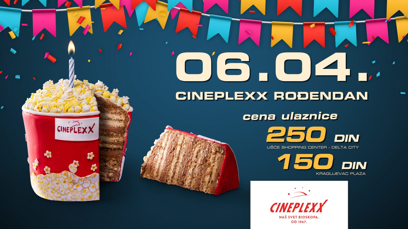 Rođendansko slavlje bioskopa Cineplexx