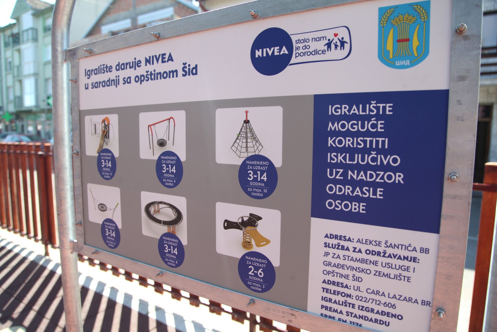 Otvoreno još jedno NIVEA dečje igralište,ovog puta u Šidu!
