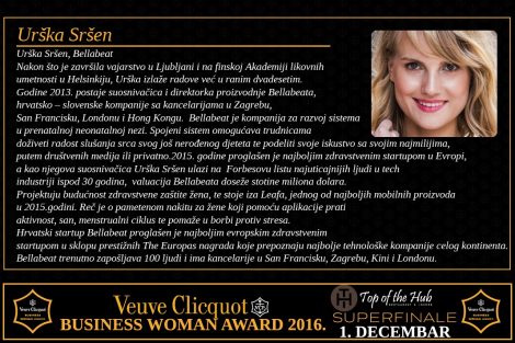 Predstavljamo finalistkinje izbora za prestižnu titulu Veuve Clicquot Business Woman Award