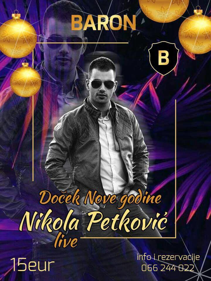 Dočekajte Novu godinu uz nargile i Pinkovu zvezdu Nikolu Petković !