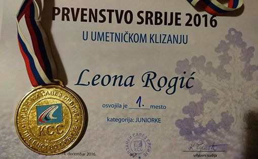Ovo je KLIZAČICA Leona Rogić (14) kojom se Srbija ponosi!