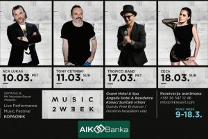 KOPAONIK MUSIC WEEK FESTIVAL POD POKROVITELJSTVOM AIK BANKE