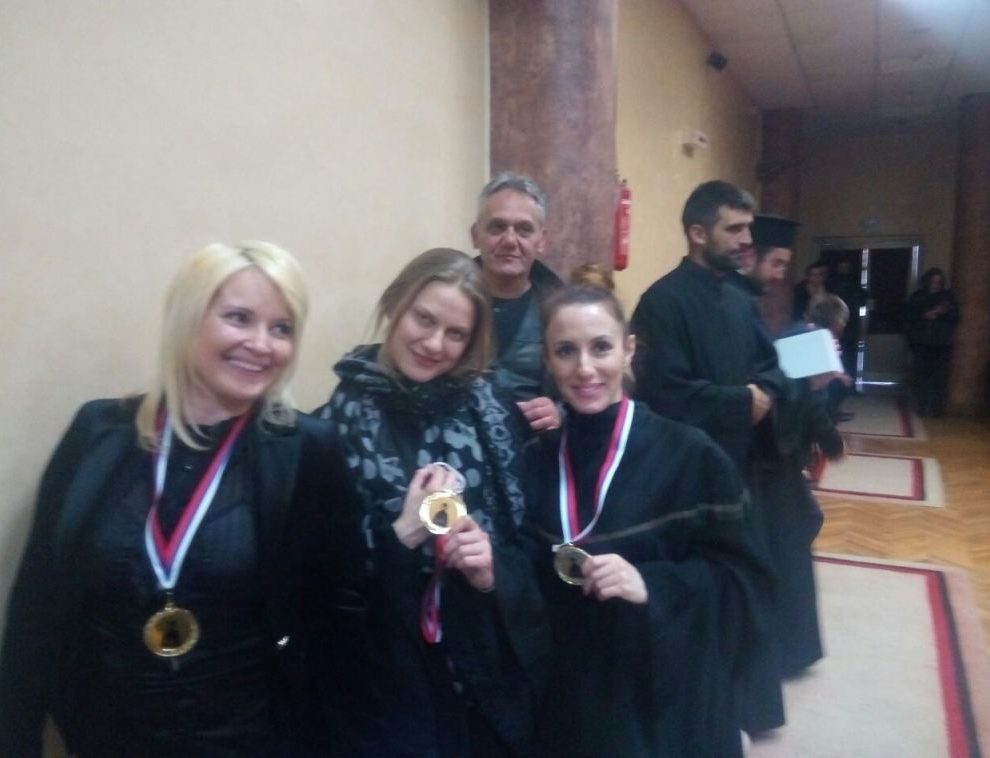 Katarina Stojanović, Ana Sakić i Maja Nikolić učestvovale u obnavljanju Hrama Sv. Anastasije