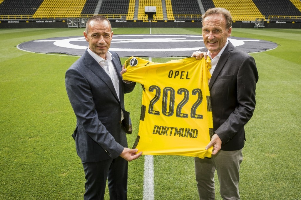 Jürgen Keller Opel i Hans Joachim Watzke Borussia Dortmund