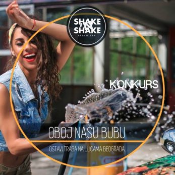 Splav Shake'n'Shake organizovao konkurs ''OBOJ NAŠU BUBU - Ostavi traga na ulicama Beograda!''