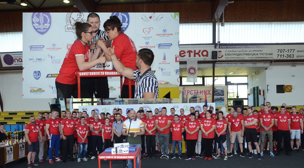 U Trsteniku održano 9. Državno prvenstvo SRBIJE u sportskom obaranju ruke
