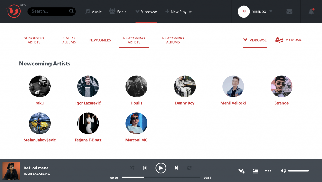VIBENDO: samostalna platforma za distribuciju muzike!
