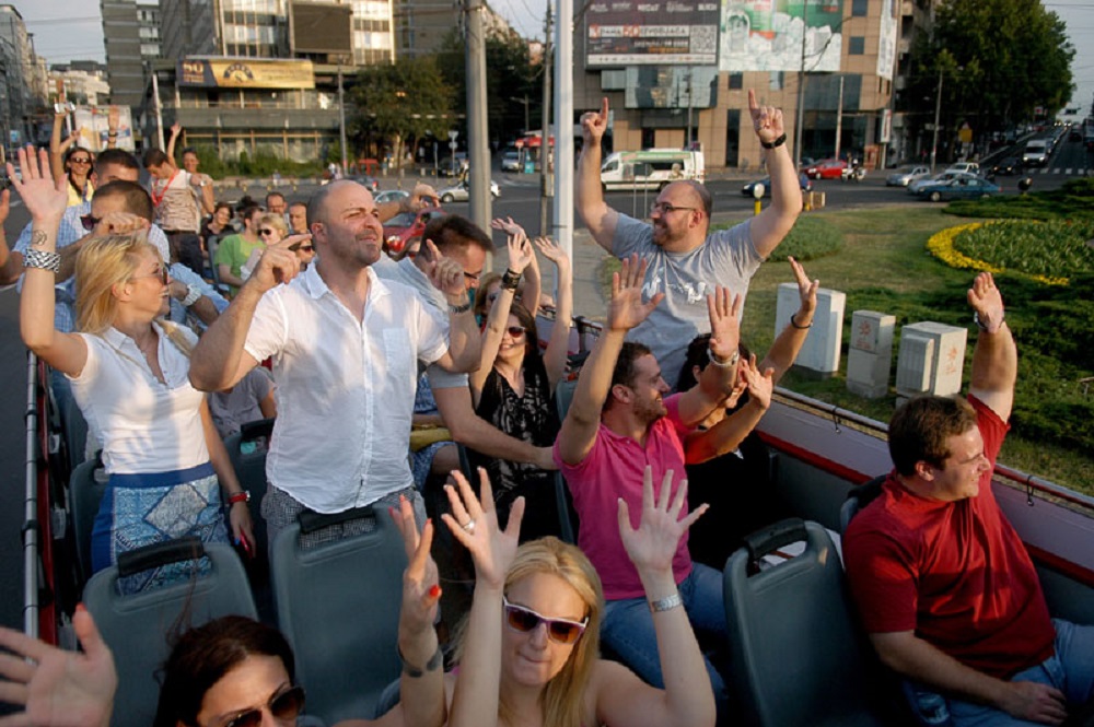 Sve više turista u Beogradu.