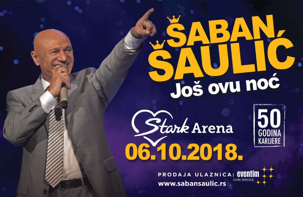 Koncert Šabana Šaulića u Areni!