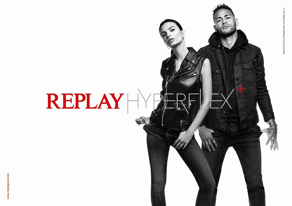 Počinje Replay Hyperflex+ kampanja! Neymar Jr. i Emily Ratajkowski kao glavne zvezde nove Replay Hyperflex+ kampanje!