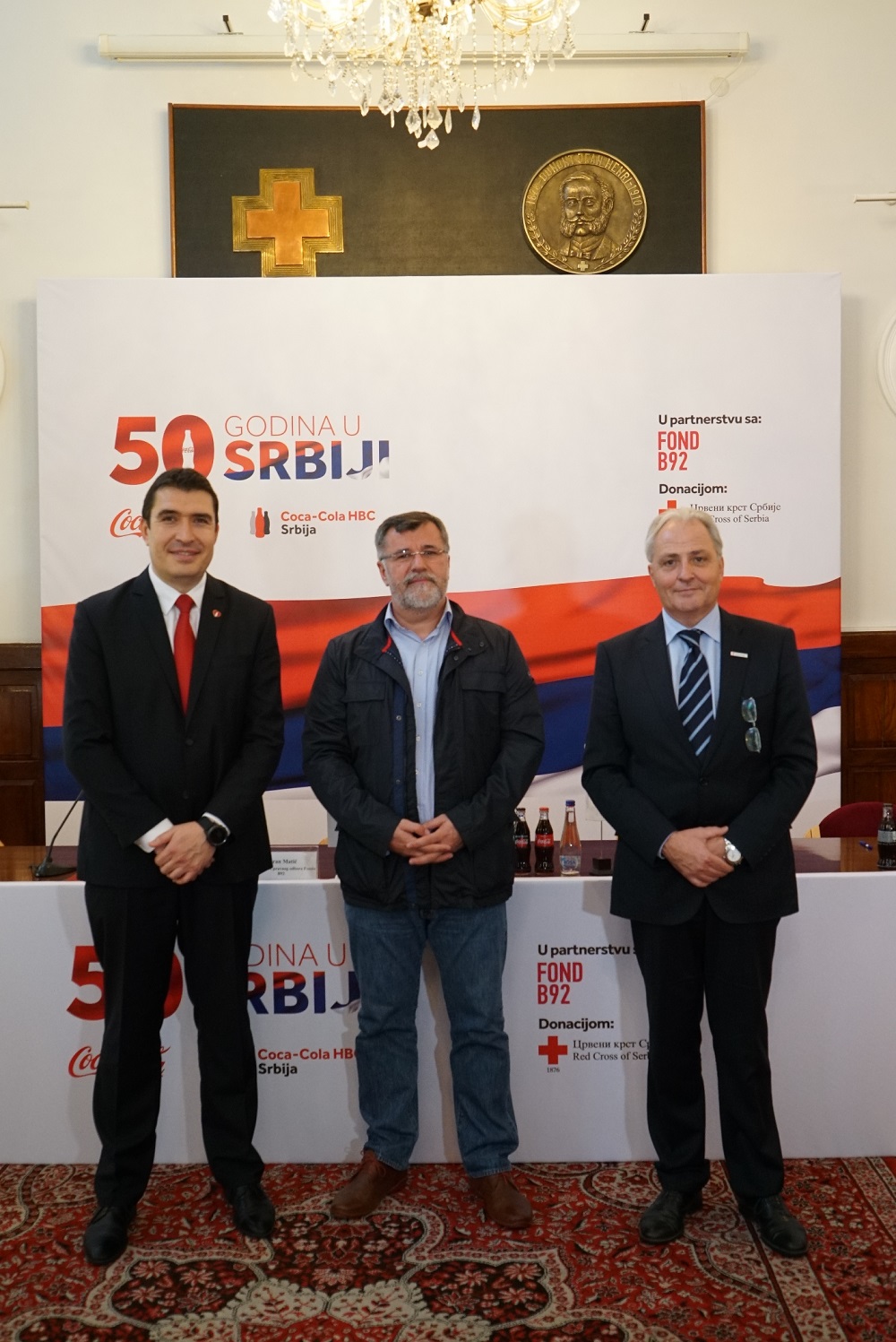 PODRŠKA NARODNIM KUHINJAMA POVODOM 50 GODINA POSLOVANJA COCA-COLA SISTEMA U SRBIJI