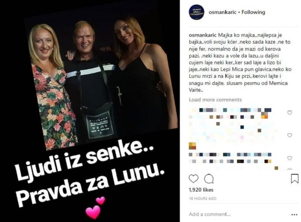 Uz ovakvu šokantnu izjavu za mnoge učesnike "Zadruge", ON je stao u Luninu zaštitu