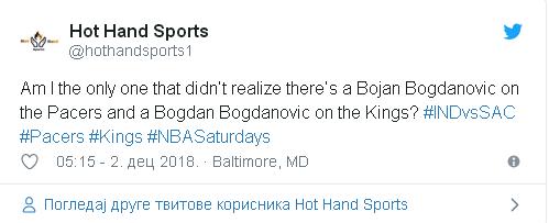 KAD SE SRETNU DVA BOGDANOVIĆA I ZBUNE AMERIKANCE Bogdan izrešetao Indijanu i postavio novi lični NBA rekord, odličan i Bjelica