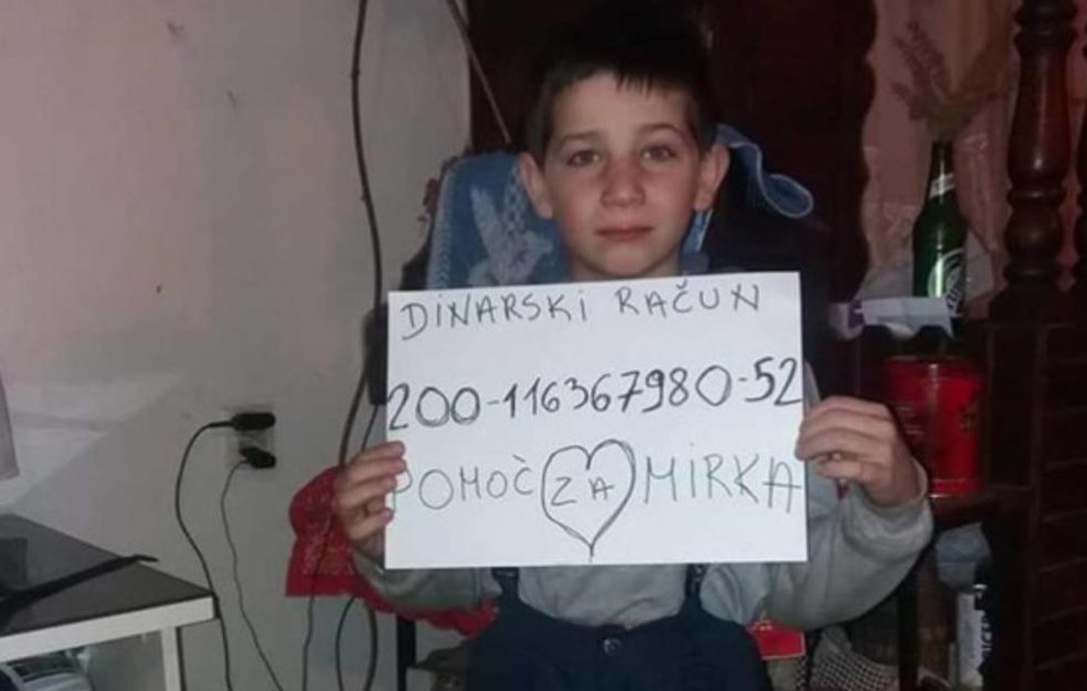 MIRKO (7) NEMA NI OCA, NI MAJKU, NI STRUJU, A DUG JE 1.000 EVRA: Srbijo, pokaži od čega si napravljena i pomozi!
