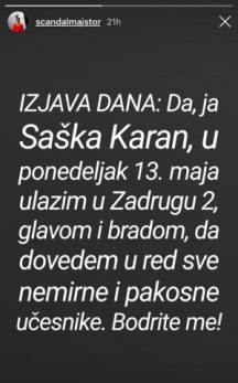 ONA JE SKANDAL MAJSTOR I ONA VEČERAS ULAZI U ZADRUGU! 