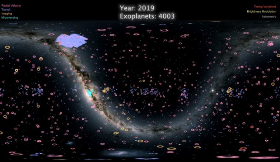 NASA objavila mapu 4.000 planeta koje su otkrivene izvan našeg solarnog sistema