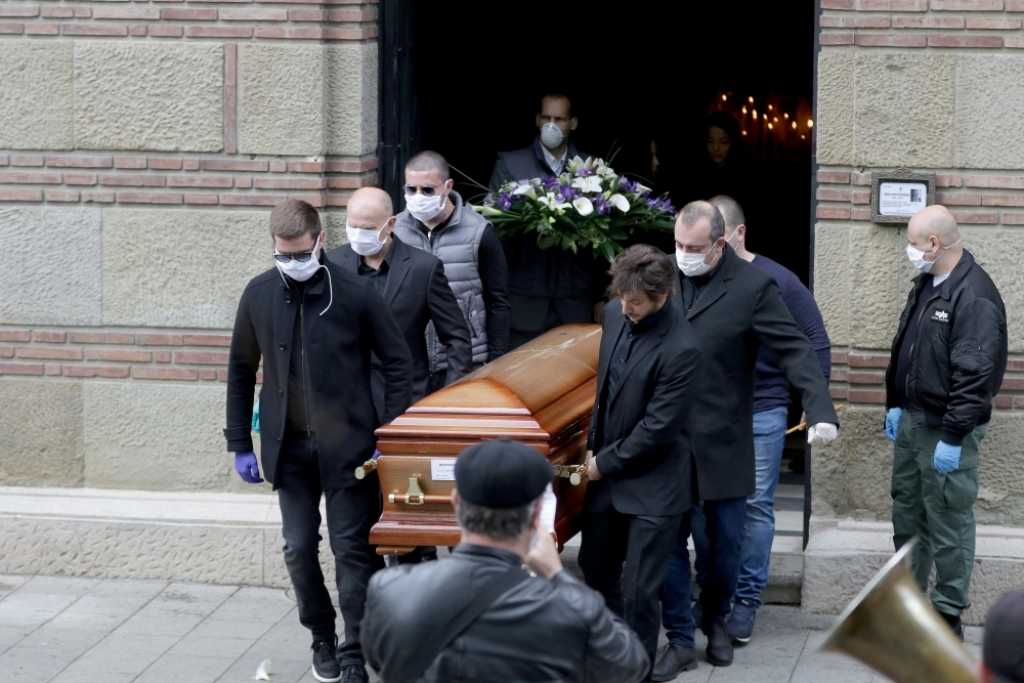 Dragoslav Kosmajac sahranjen uz trubače na Novom groblju