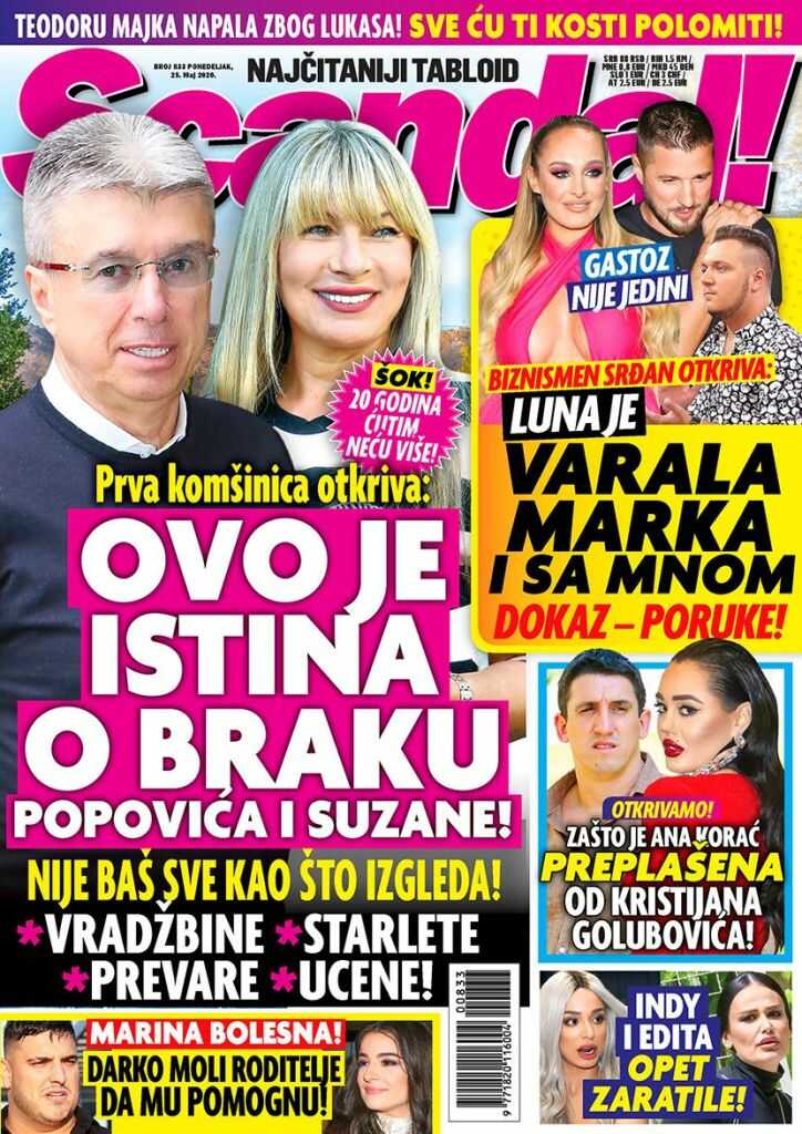 OVO SU DANAŠNJE NASLOVNE STRANE