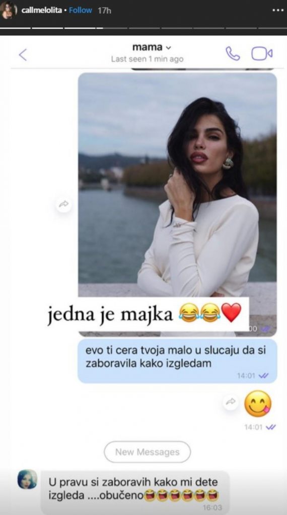 JOVANA ĐORĐEVIĆ KRALJICA JE GOLIŠAVIH FOTKI! Srpska manekenka poslala mami svoju sliku, a odgovor je URNEBESAN!