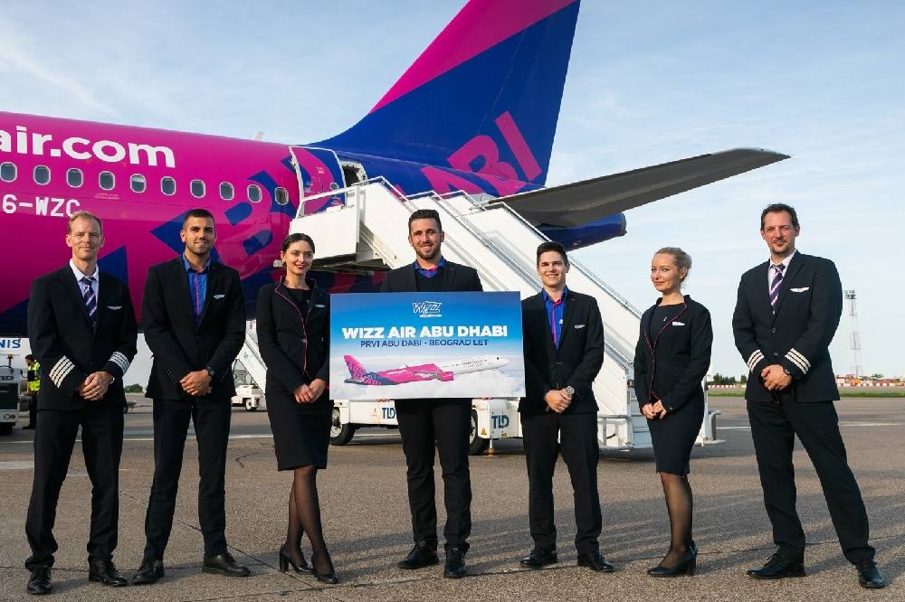 PRVI LET WIZZ AIRA OD ABU DABIJA DO BEOGRADA WIZZ AIR ABU DHABI UVEO LINIJU KOJA POVEZUJE BEOGRAD I ABU DABI