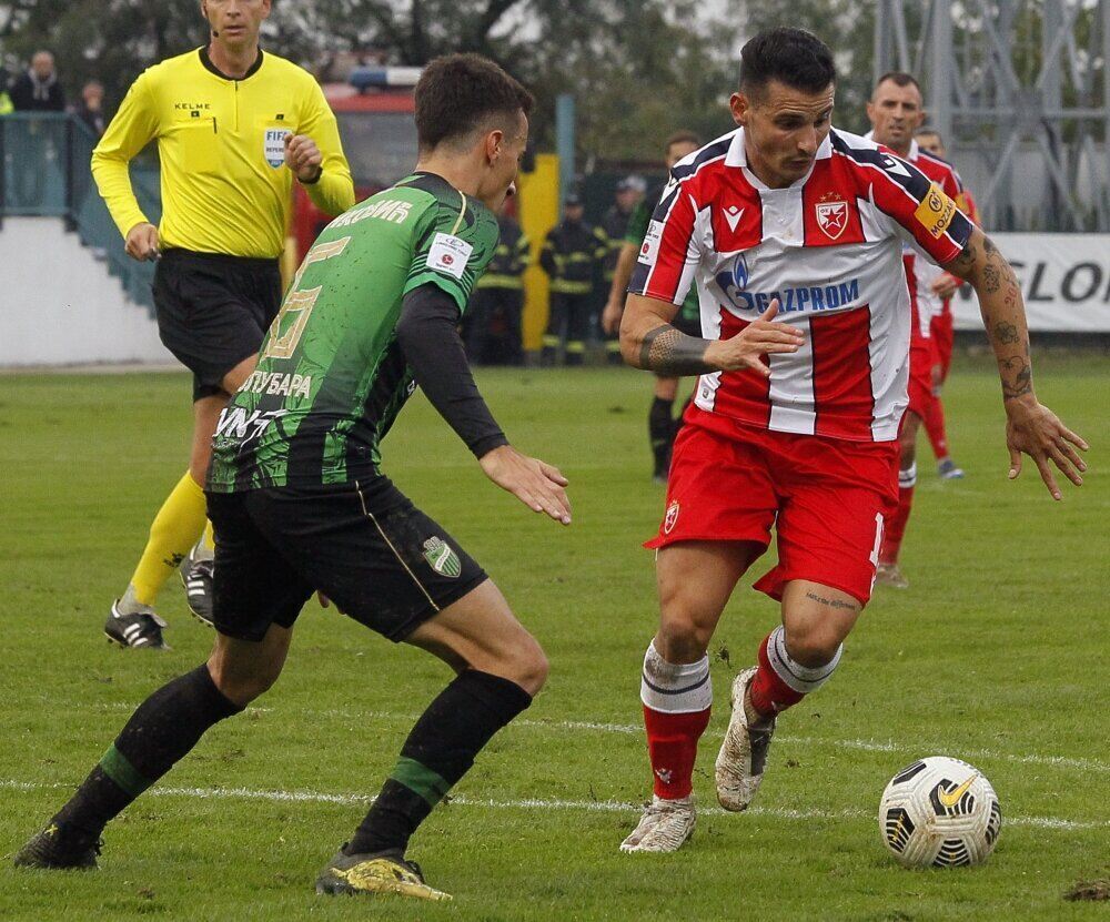 Zvezda u sedmoj brzini u Lazarevcu, šampion dao šest golova za poluvreme