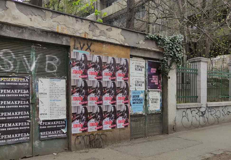 Marija Lukić preti sa plakata: Hoću da te ubijem!, Gradski Magazin