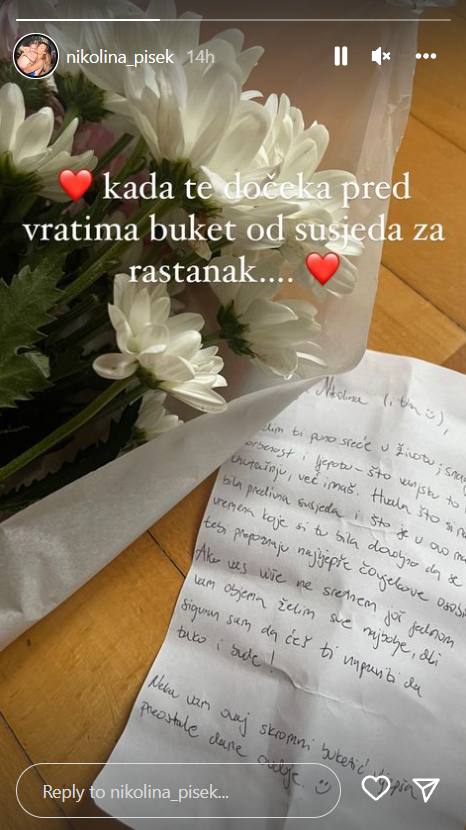 Nikolina Pišek odlazi zauvek: Poruka ispred vrata u najtežem odlučujućem momentu (foto)