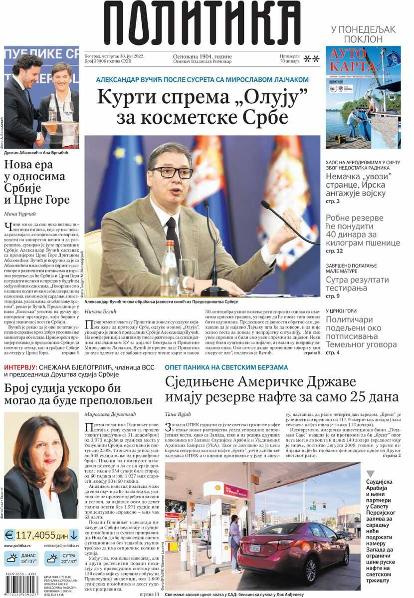 politika 30 jun