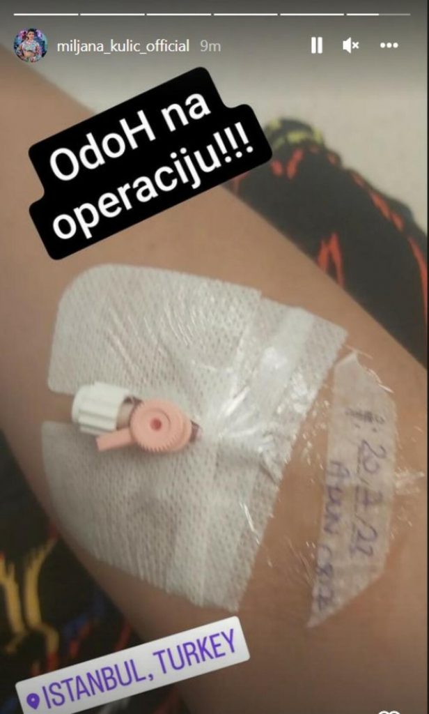 Miljana Kulić se oglasila tik pred operaciju želuca: Objavila fotku iz bolnice