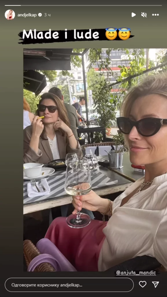 Anđelka Prpić objavila prvu fotografiju nakon porođaja: U ruci čaša vina, na licu osmeh